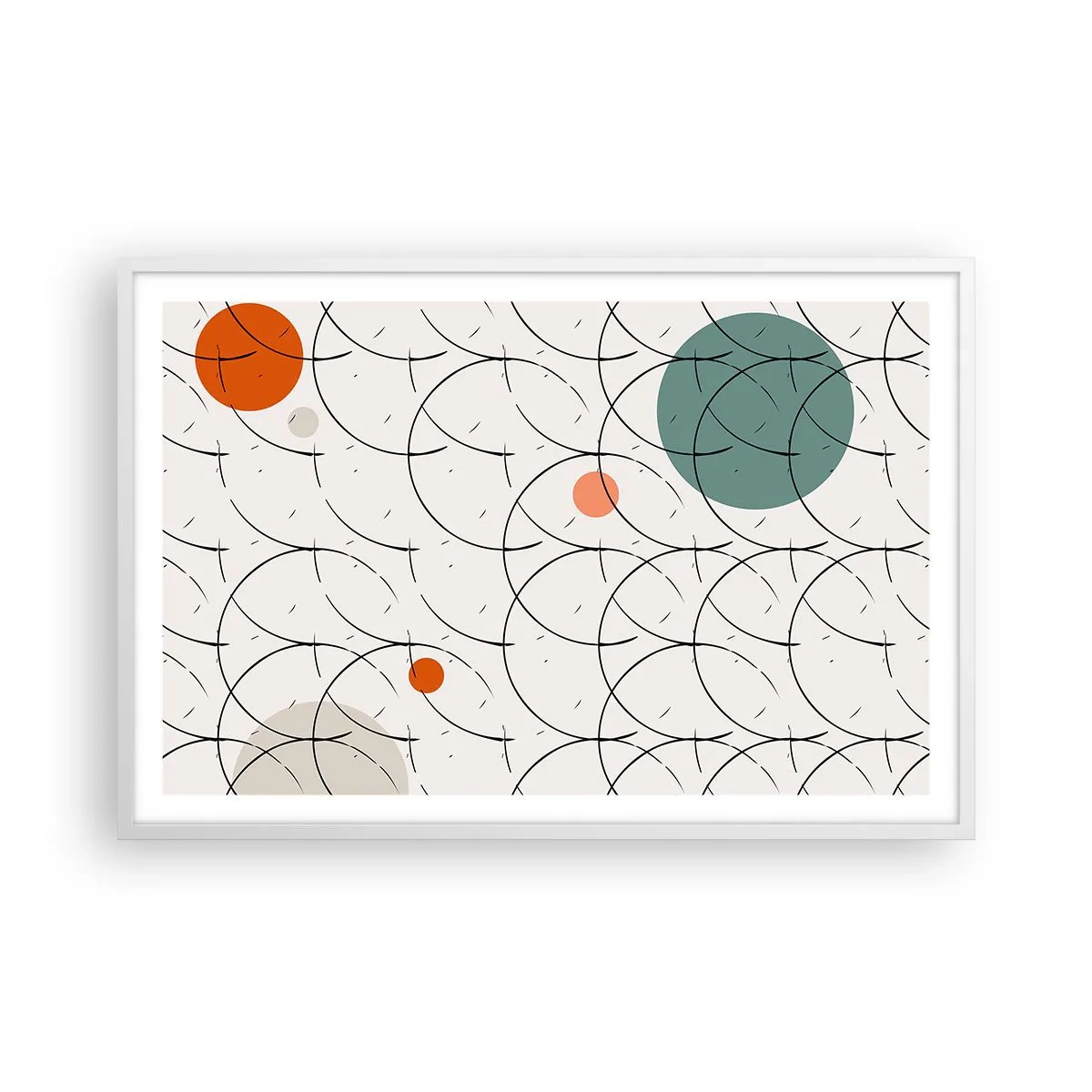 Poszter fekete keretben - A pop-art szellemében - 91x61 cm