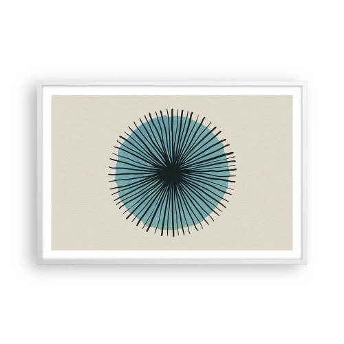 Poszter fekete keretben - Ragyogóan a kékben - 91x61 cm