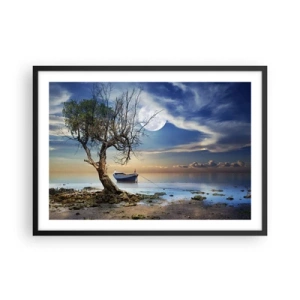 Poszter fehér keretben - Ez a vég vagy a kezdet? - 70x50 cm