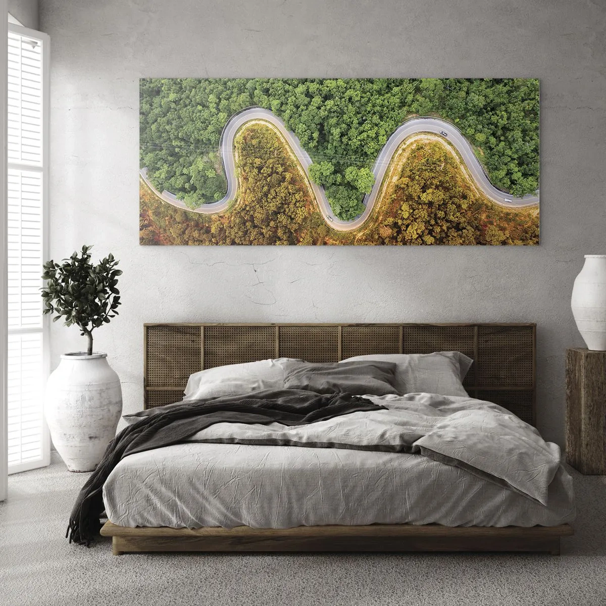 Üveg kép - Határok és áttörések - 100x40 cm