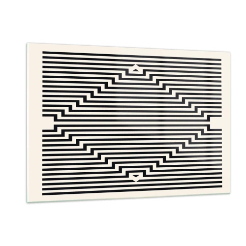 Üveg kép - Geometrikus illúzió - 120x80 cm
