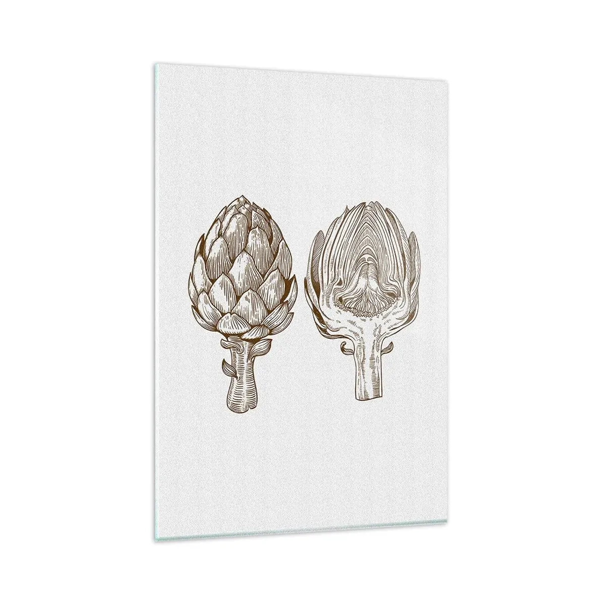 Üveg kép - Anatómia lecke - 80x120 cm