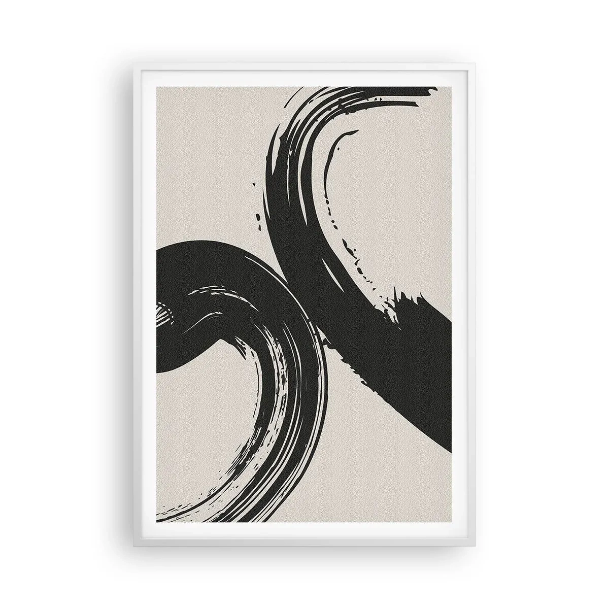 Poszter fekete keretben - Söprő és körkörös - 70x100 cm