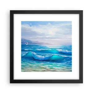 Poszter fehér keretben - Megkönnyebbülést hoz - 30x30 cm