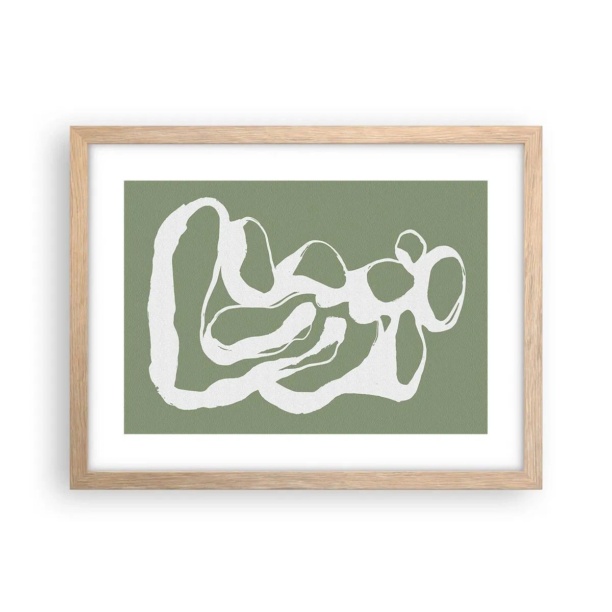 Poszter világos tölgy keretben - A tér hívása - 40x30 cm