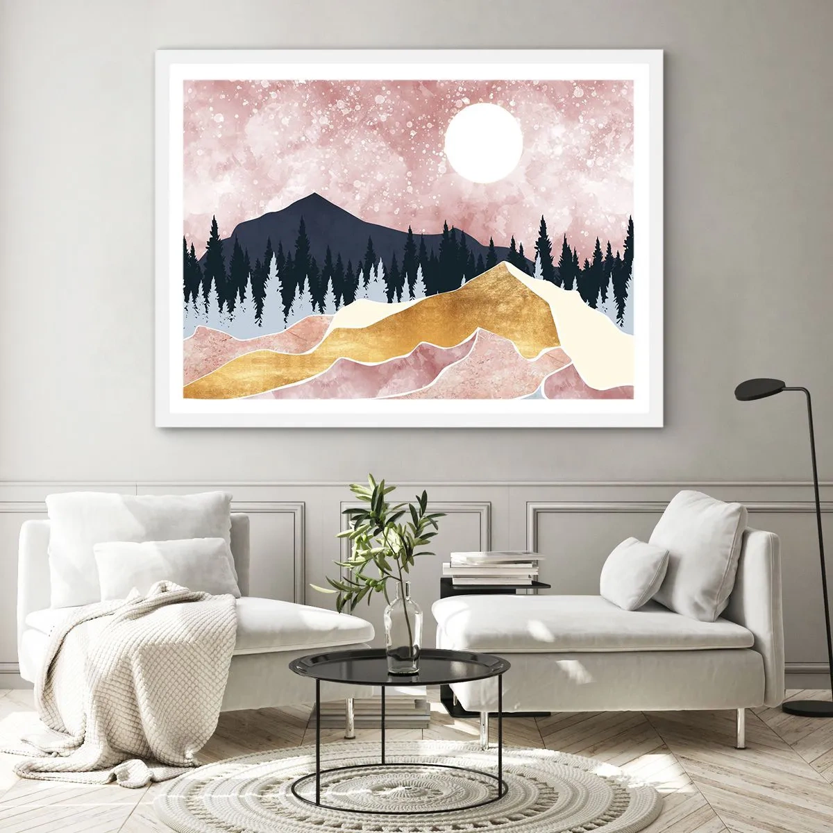 Poszter fekete keretben - Éjjeli őrség - 91x61 cm