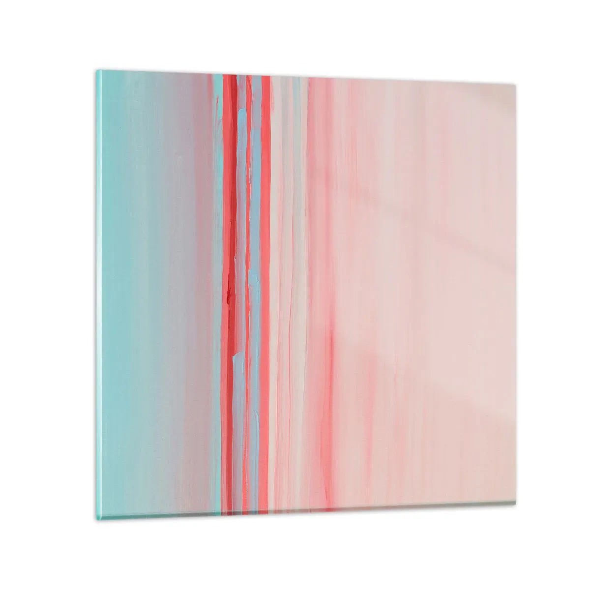 Üveg kép - Absztrakció hajnalban - 70x70 cm