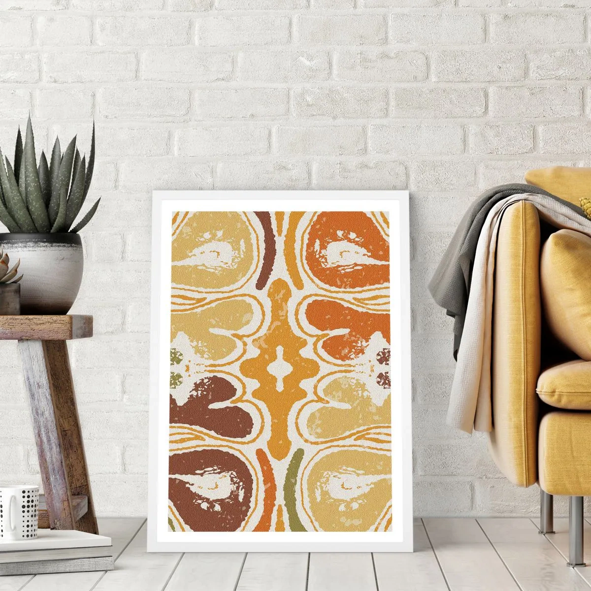 Poszter fekete keretben - Érzelmes absztrakció - 70x100 cm