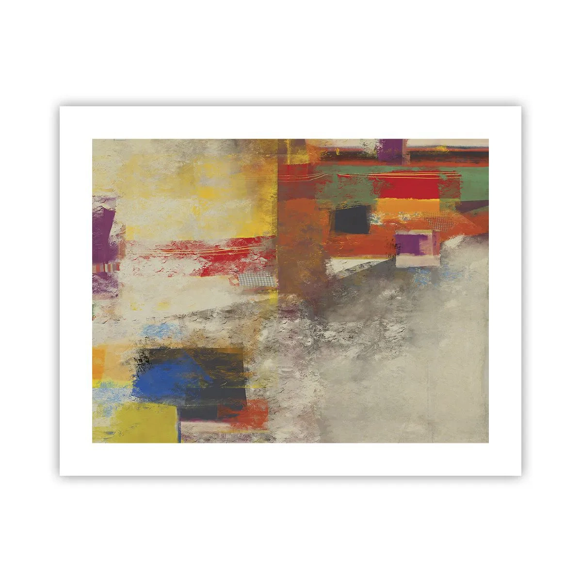 Poszter - Színgeometria - 50x40 cm
