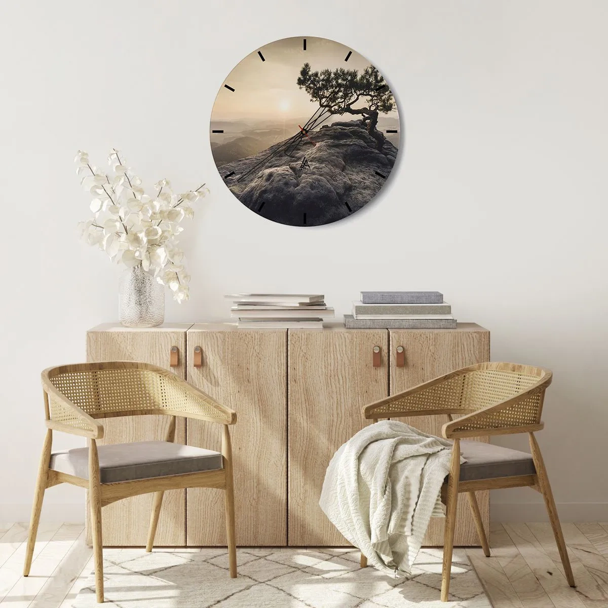 Falióra, Óra - Az élet mindig győz - 30x30 cm