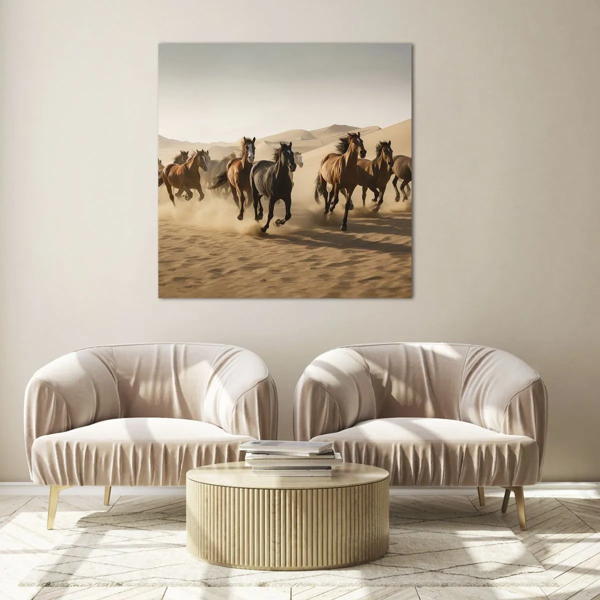 Üveg kép - Szabad, mint a szél - 40x40 cm