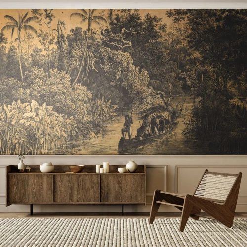 Fotótapéta Premium Canvas - Expedíció a forráshoz - Dzsungel, Amazónia, Trópusok - 250x175 cm