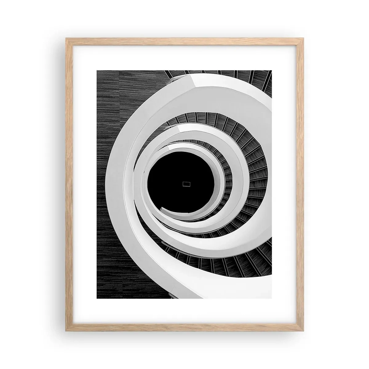 Poszter világos tölgy keretben - Lényegre törő - 40x50 cm