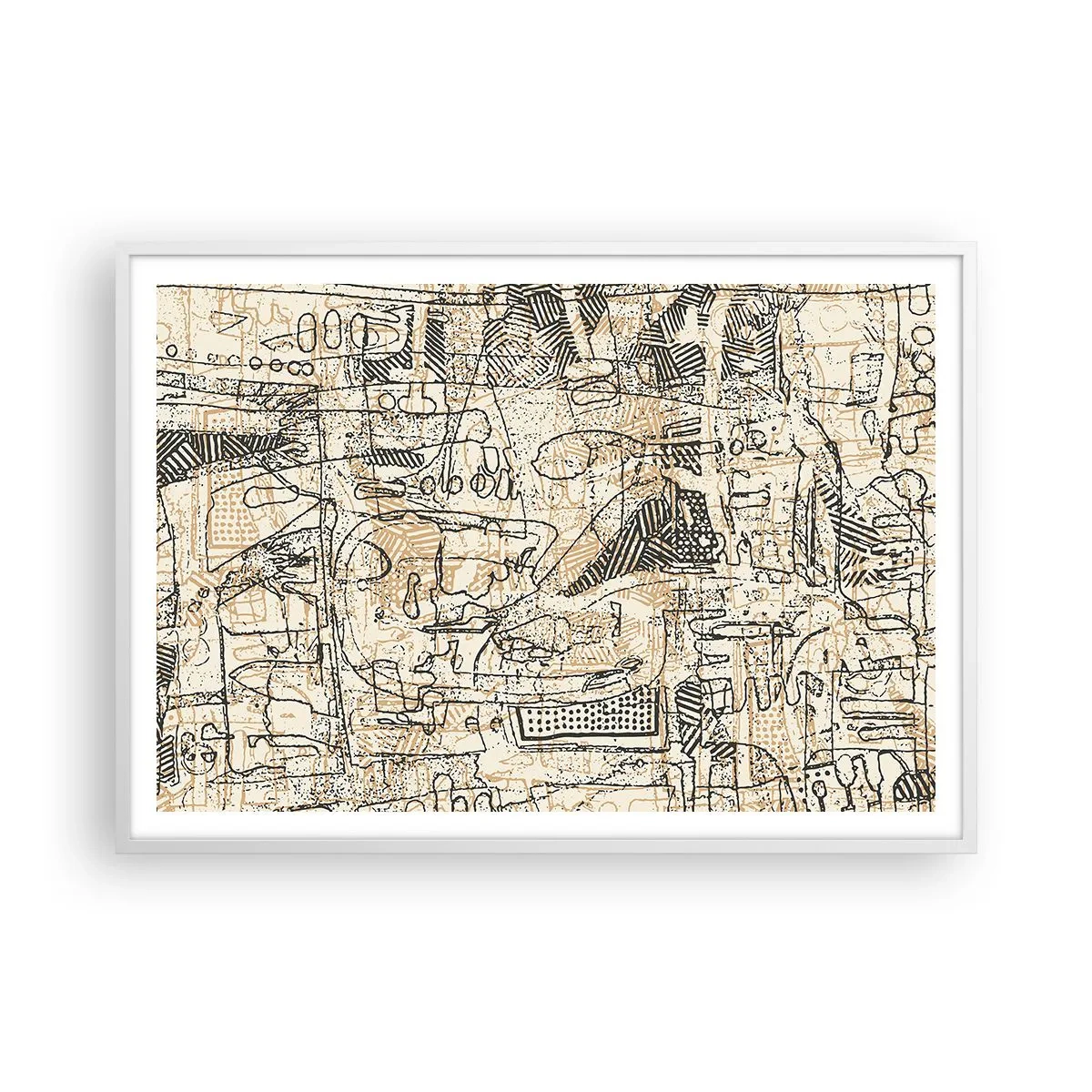 Poszter fekete keretben - Dekódolásra vár - 100x70 cm