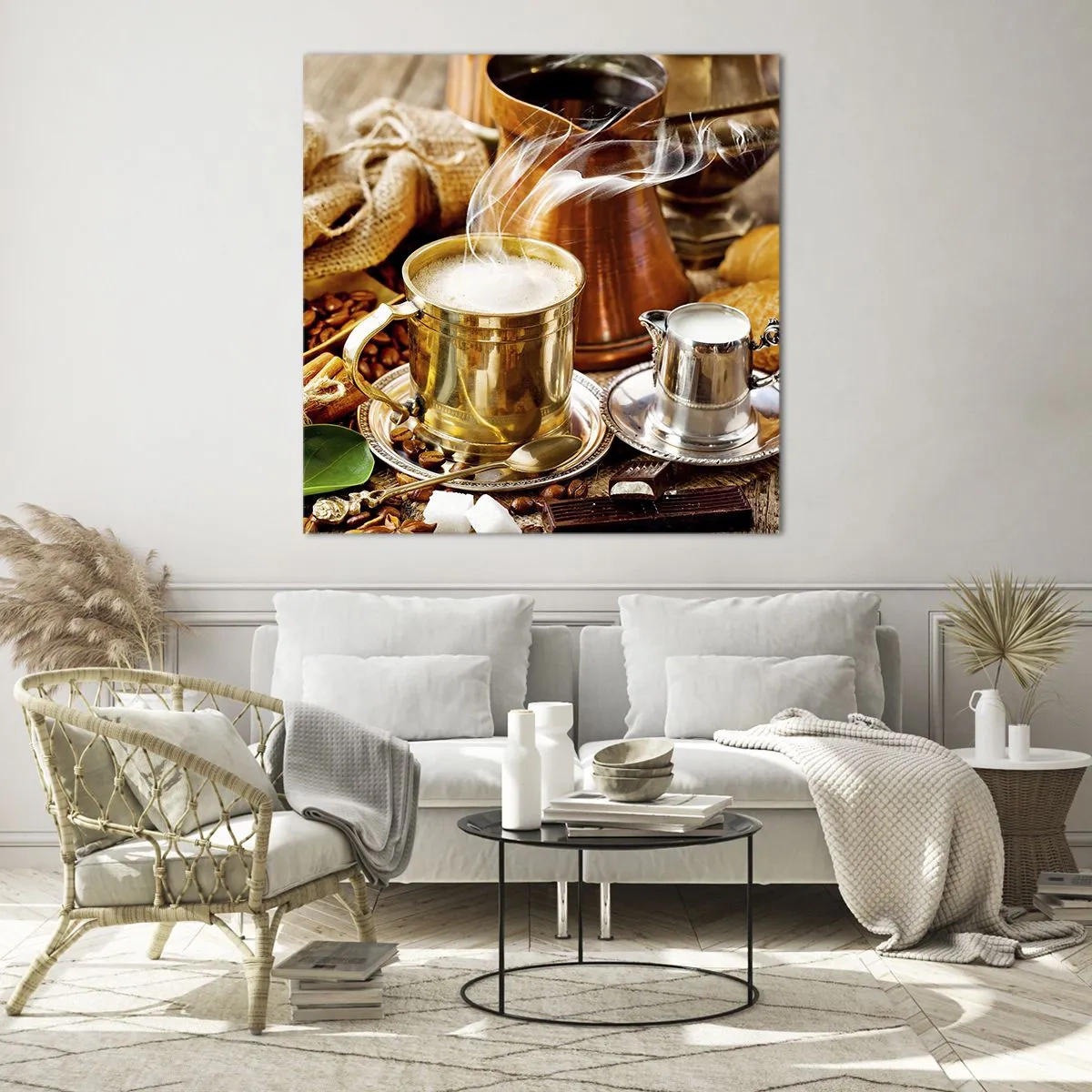 Üveg kép - Szép napot! - 60x60 cm