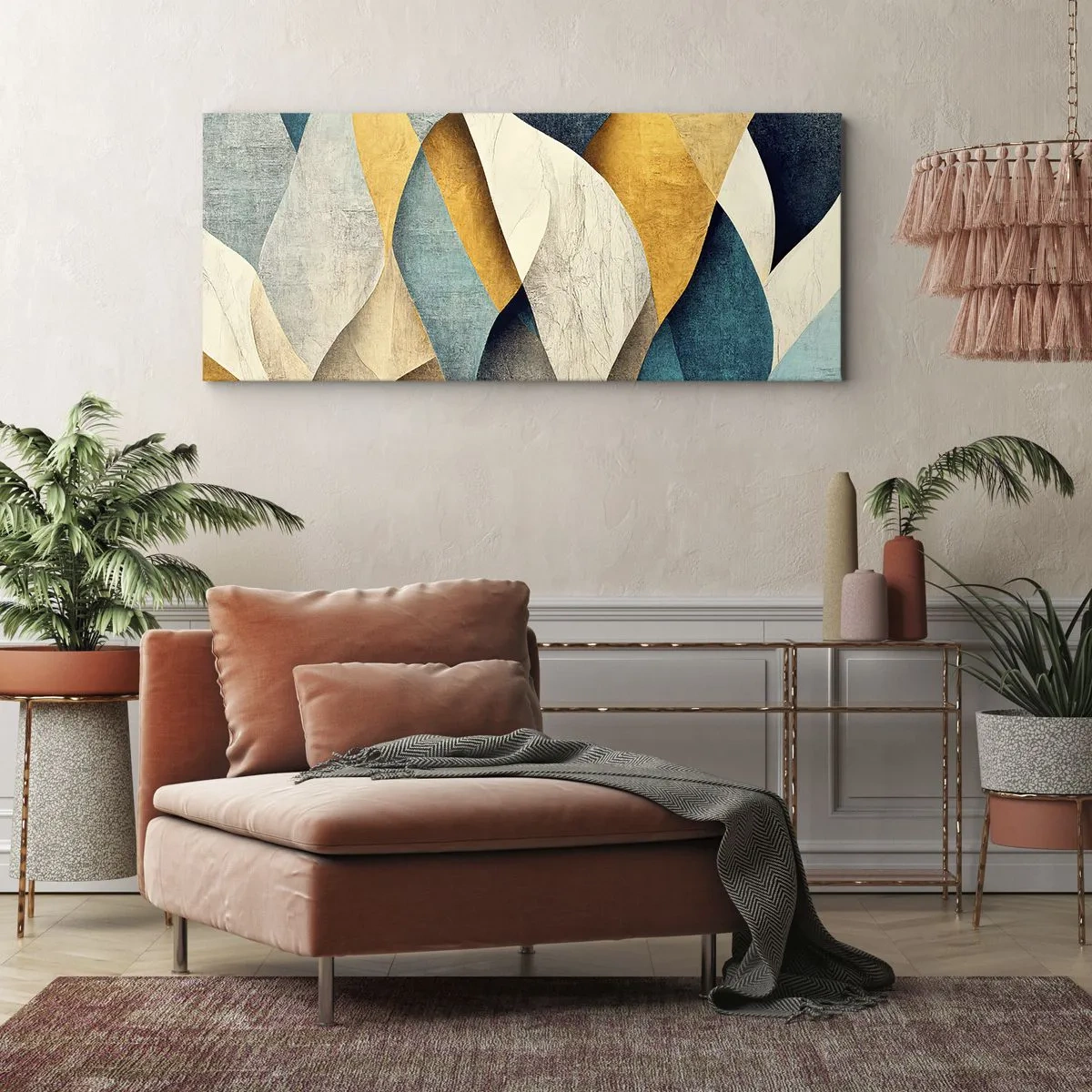 Vászonkép - Ritmus és hullámzás - 100x40 cm