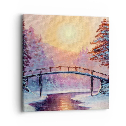 Vászonkép - Négy évszak - tél - 40x40 cm