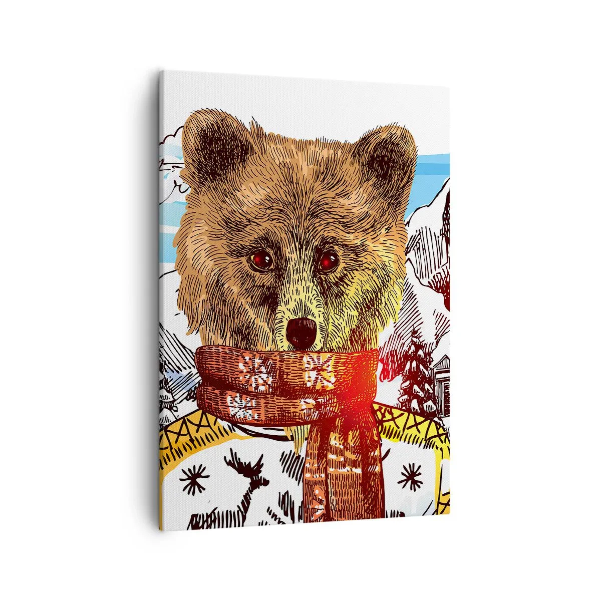 Vászonkép - A medvekunyhó - 50x70 cm