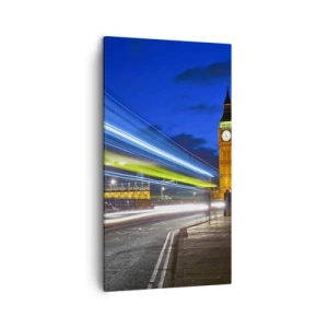 Vászonkép - Big Ben vigyázó szeme alatt - 45x80 cm