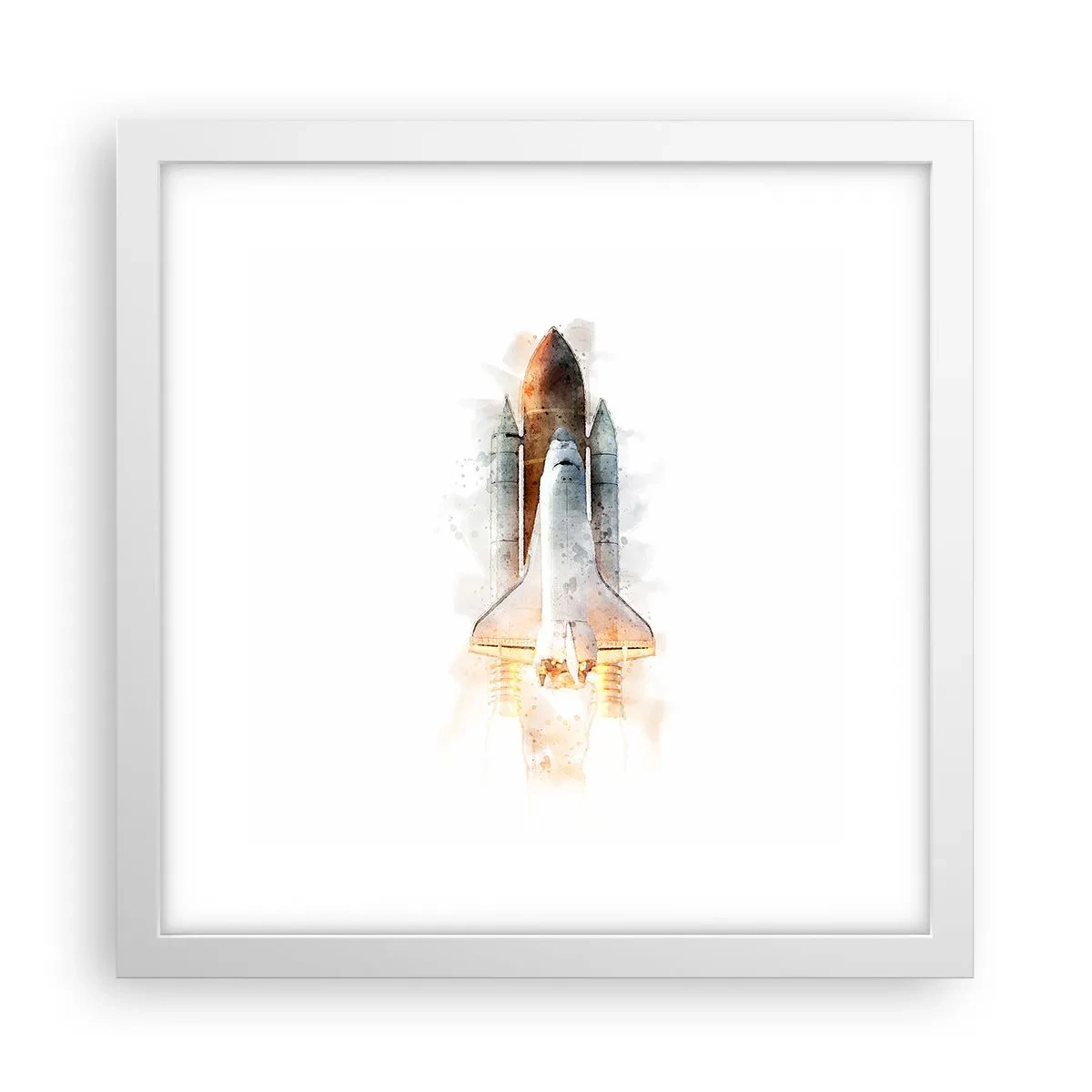 Poszter fekete keretben - Felfedezők az elején - 30x30 cm