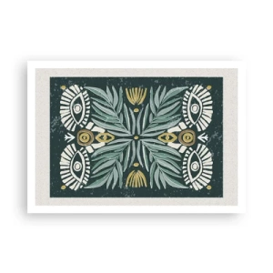 Poszter - Mint egy népi kivágás - 100x70 cm