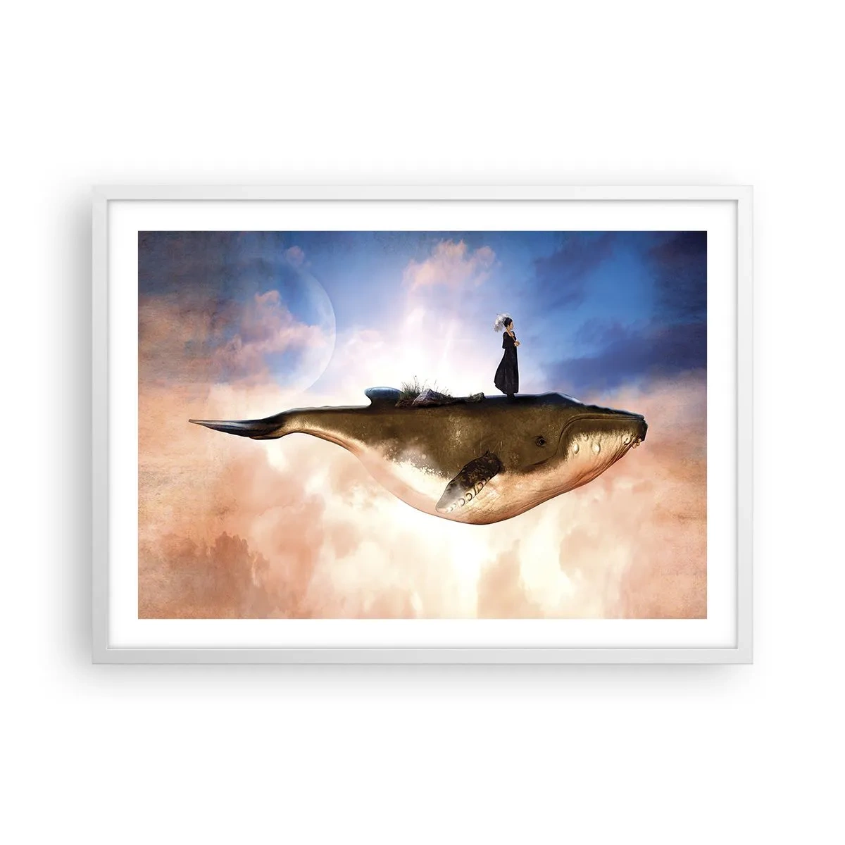 Poszter fekete keretben - Legeslegreálisabb utazás - 70x50 cm