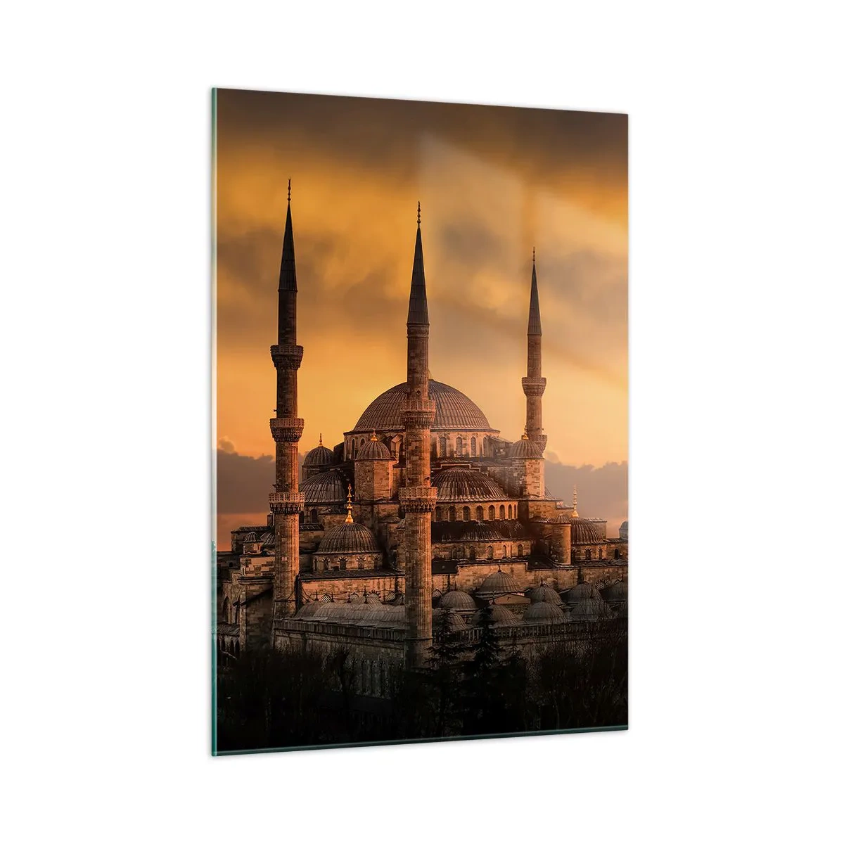 Üveg kép - Isten hatalmas - 50x70 cm