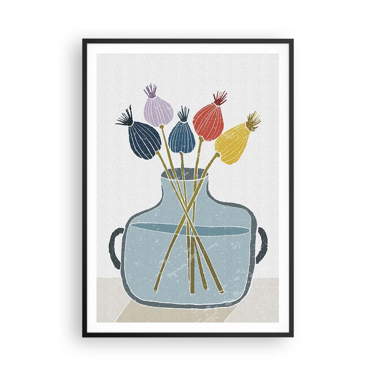 Poszter fehér keretben - Mint egy mákszem - 70x100 cm