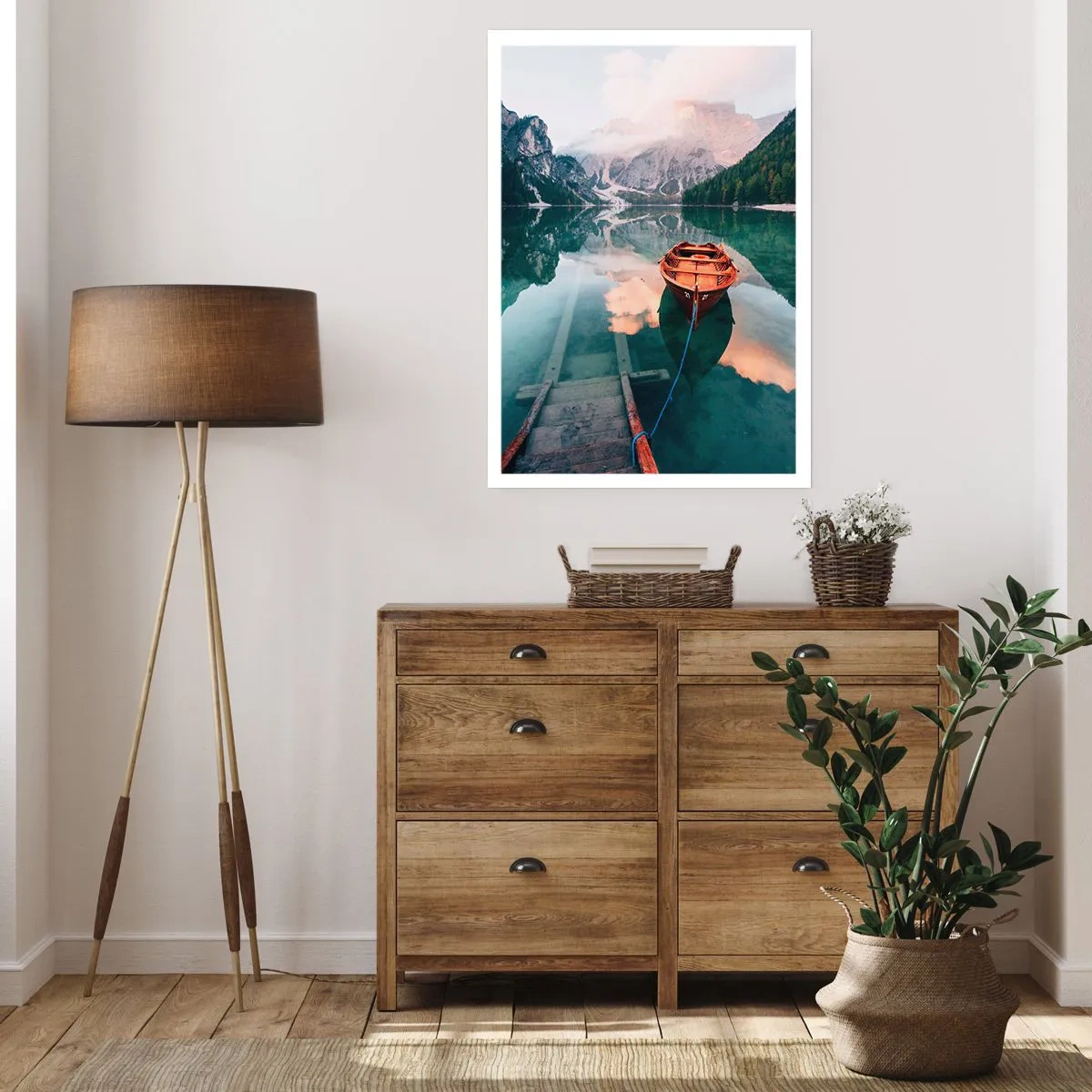 Poszter - A hegyek békés alvása - 70x100 cm