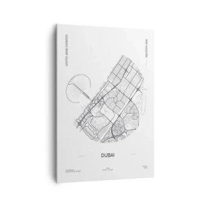 Vászonkép - Dubai anatómiája - 70x100 cm