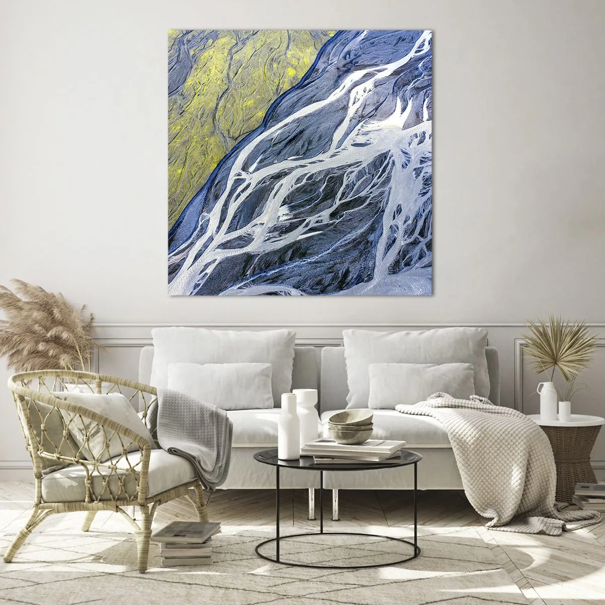 Üveg kép - A természet barlangrajzai - 60x60 cm