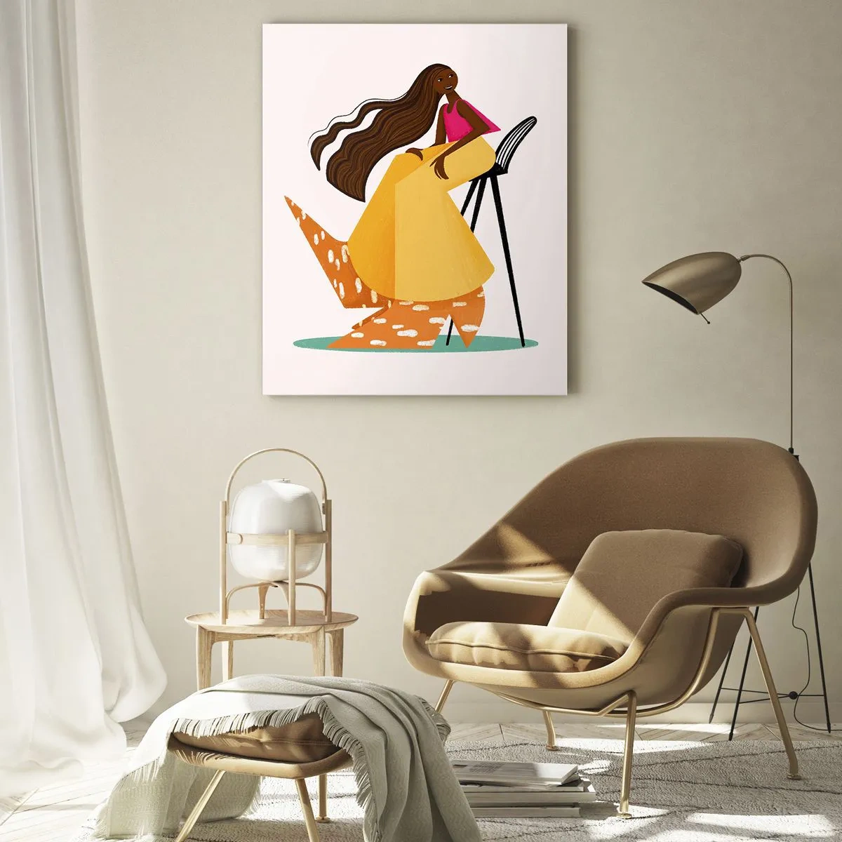 Üveg kép - A divat is szórakoztató - 80x120 cm