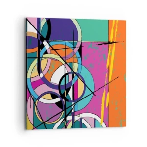 Vászonkép - Kerékről kerékre - 70x70 cm