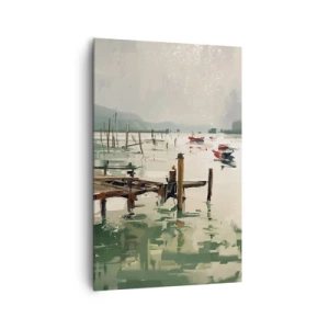 Vászonkép - Leöntött olvasztott holddal - 80x120 cm