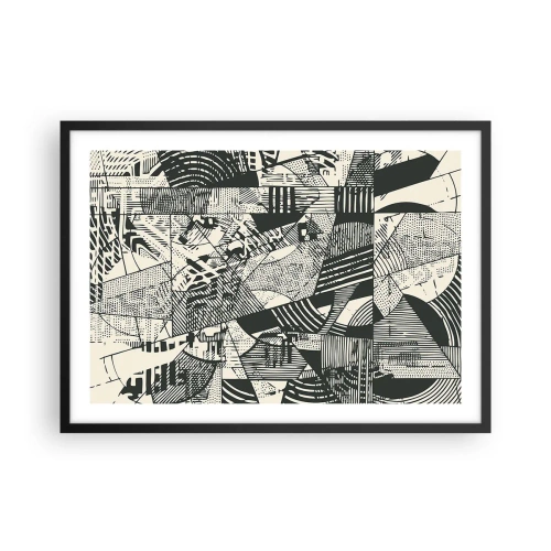 Poszter fehér keretben - A jelenkor dinamikája - 70x50 cm