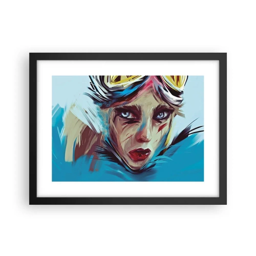 Poszter fehér keretben - Utcai harcos - 40x30 cm