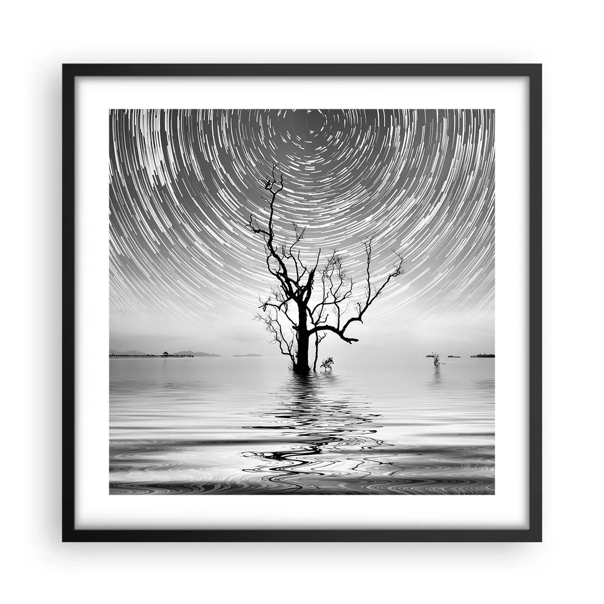 Poszter fehér keretben - A természet szimfóniája - 50x50 cm