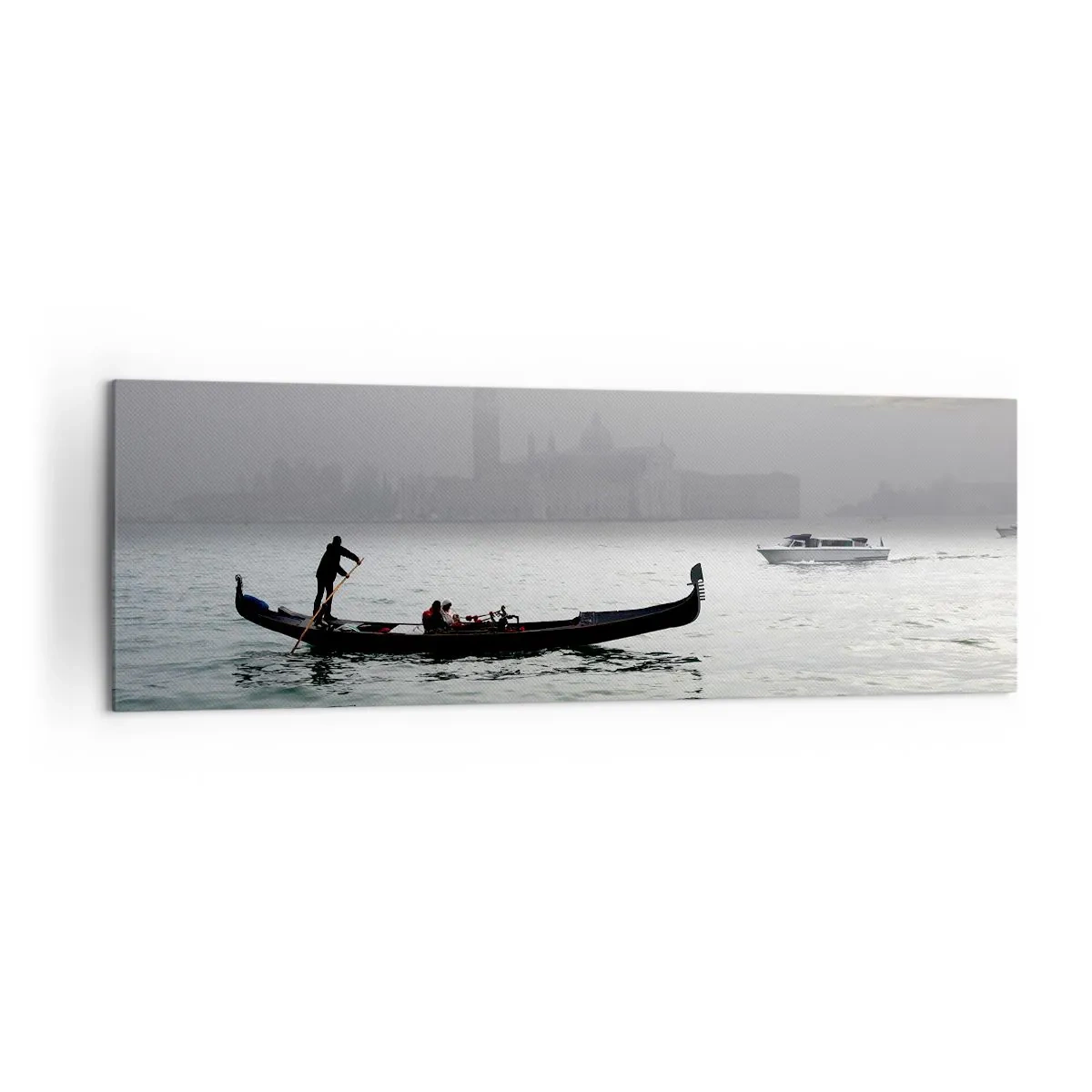 Vászonkép - Egy mesés város vízből és ködből - 160x50 cm