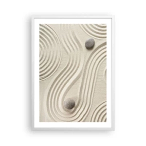 Poszter fekete keretben - A meleg érintése - 50x70 cm