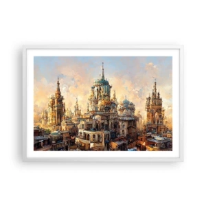 Poszter fekete keretben - A városok városa - 70x50 cm