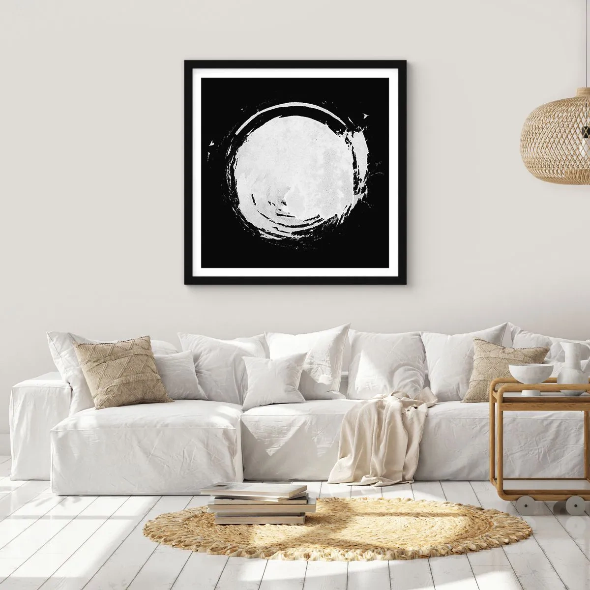 Poszter fehér keretben - A jó kiút - 60x60 cm