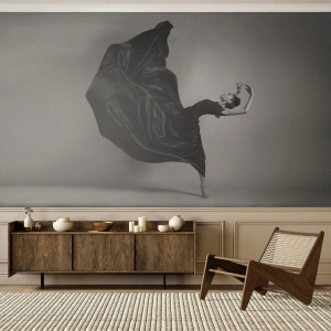 Fotótapéta Premium Sand - Szárnyas zene - Tánc, Nő, Táncos - 100x70 cm