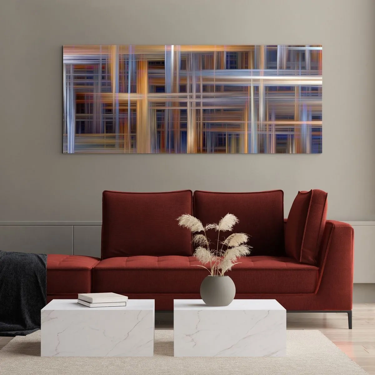 Üveg kép - Fényből szőtt - 100x40 cm