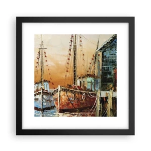 Poszter fehér keretben - Nyugodt visszatérés - 30x30 cm