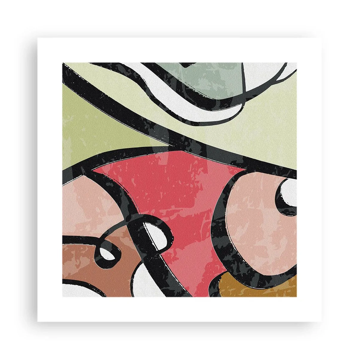 Poszter - Pirouettek a színek között - 40x40 cm