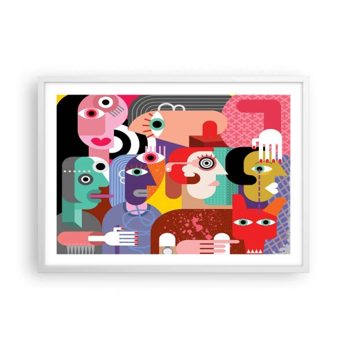 Poszter fekete keretben - Picassó úrtól vagyunk - 70x50 cm