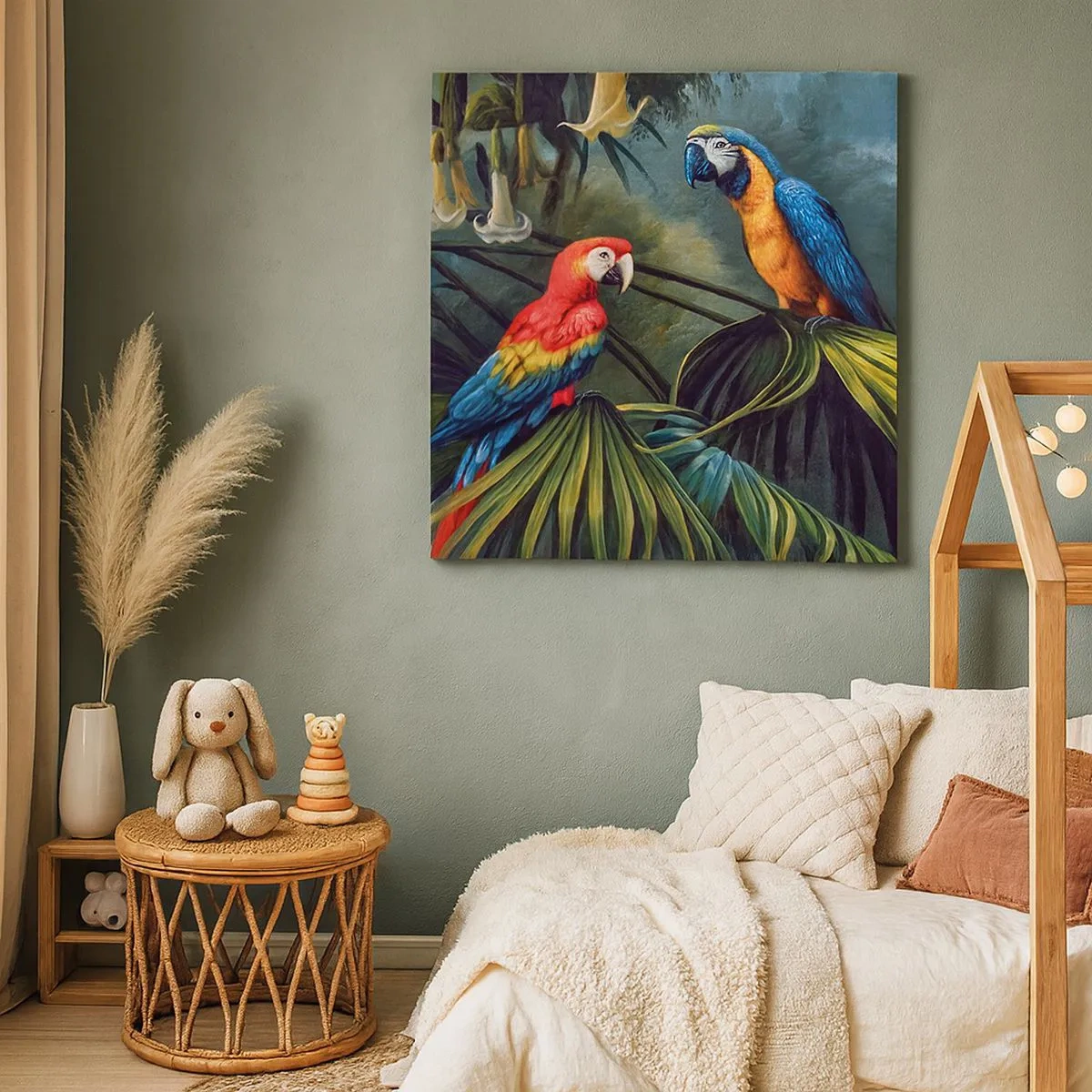 Vászonkép - Romantika a trópusokon - 30x30 cm