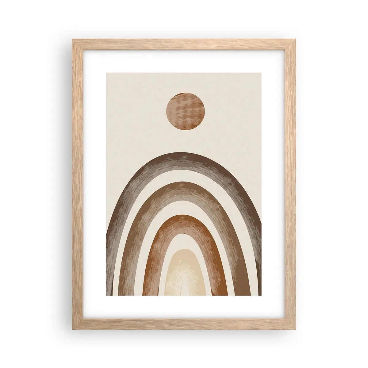 Poszter világos tölgy keretben - Egy messzi-messzi galaxisban - 30x40 cm