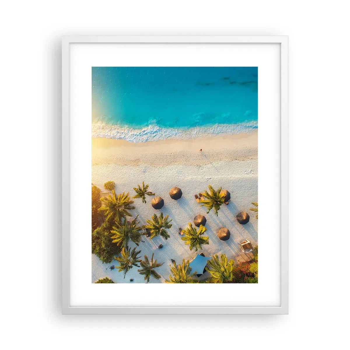 Poszter fekete keretben - Üdvözöljük a paradicsomban - 40x50 cm