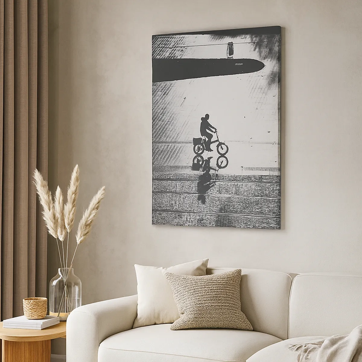 Vászonkép - Előre, a városon keresztül - 50x70 cm